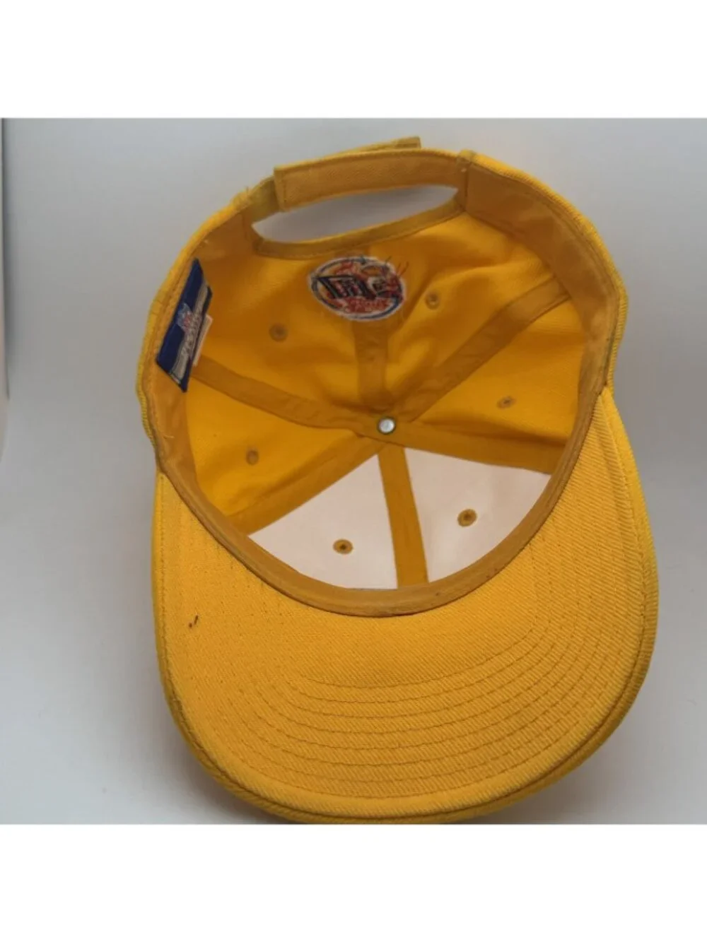 Green Bay Packers NFL Adjustable Baseball Cap Hat Reebok Yellow Gold Miller Lite